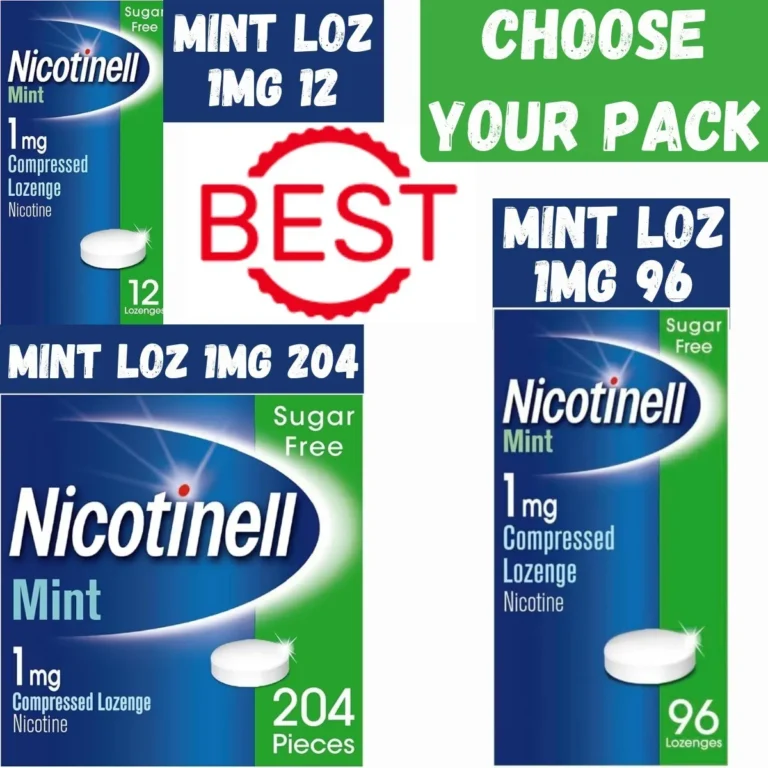 Nicotine Mint Lozenges Fresh Flavor, Effective Support