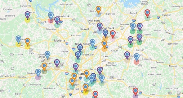 Can you use a 085 number for multiple locations at the same time?